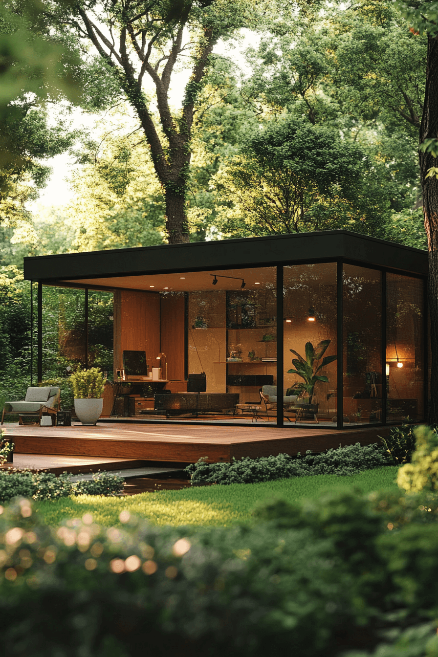 contemporary garden rooms