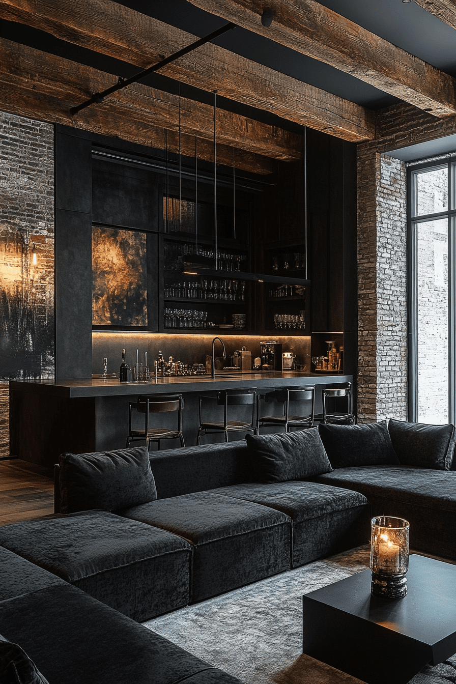monochromatic living room
