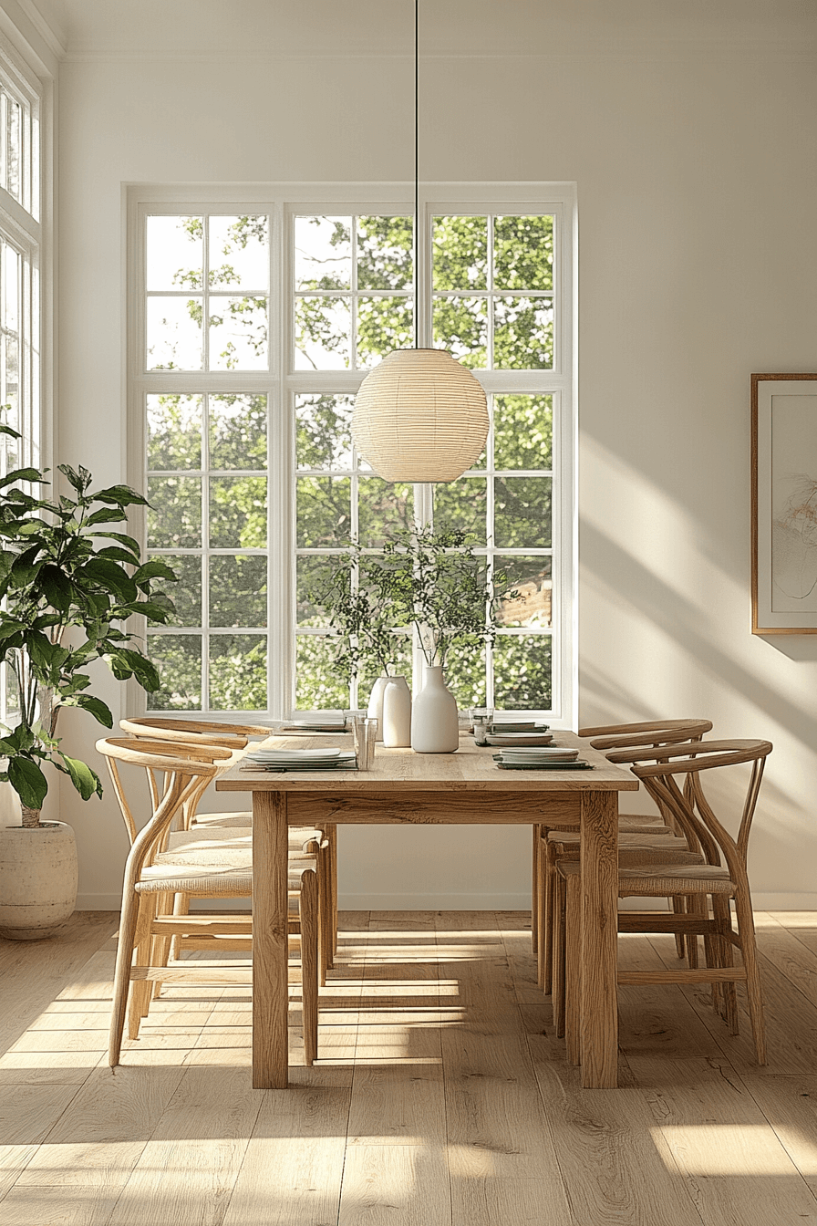 contemporary dining room