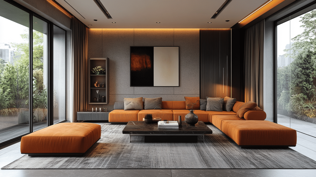 Minimalist contemporary living room ideas