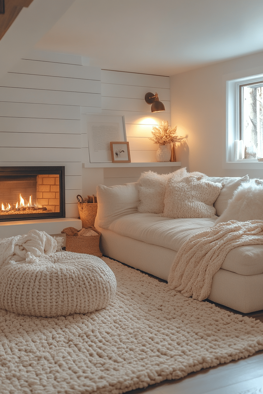 basement family room