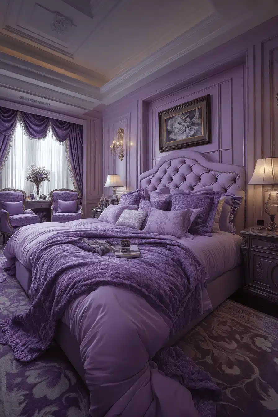 Soft Lavender Bedroom