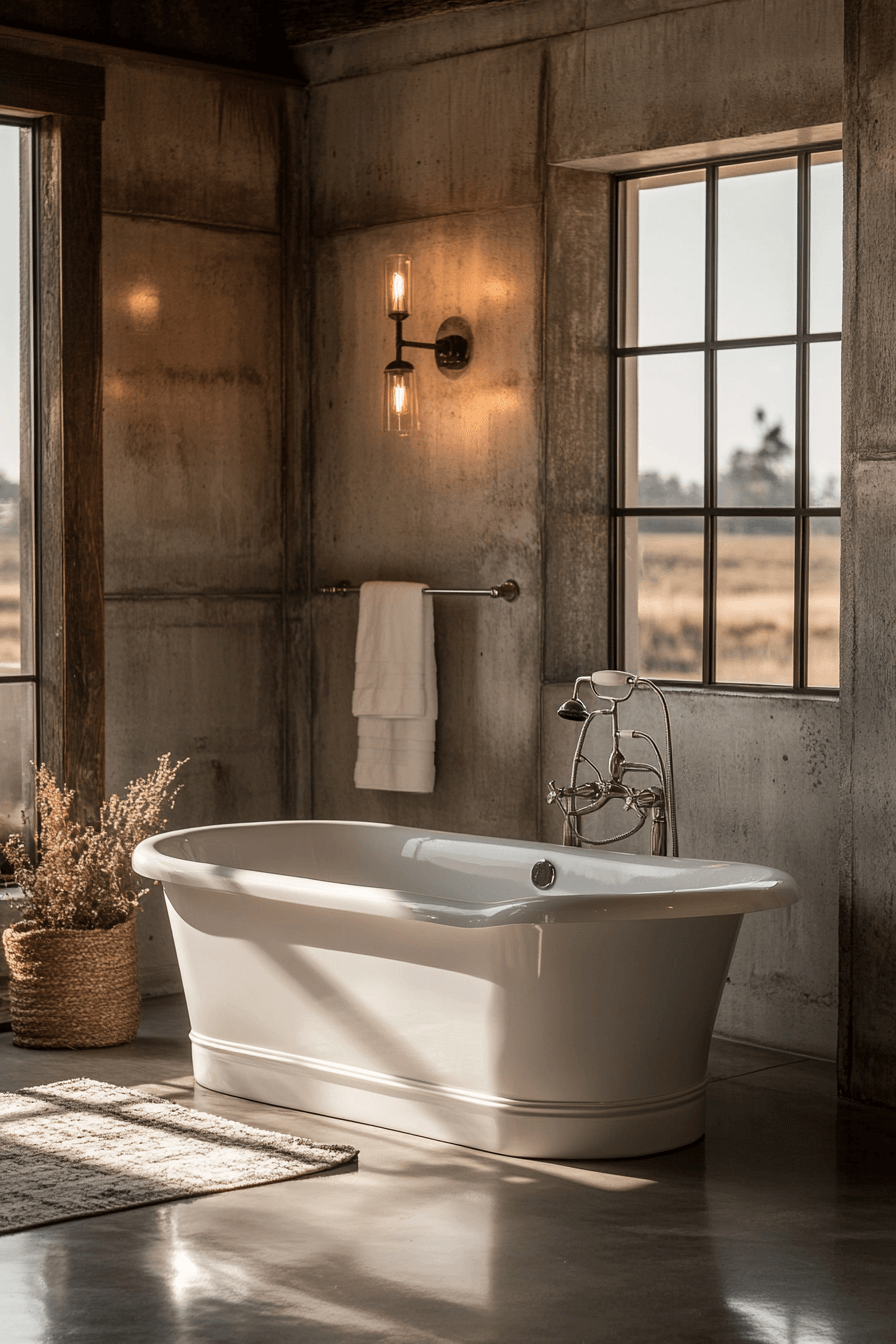 Bathroom industrial style