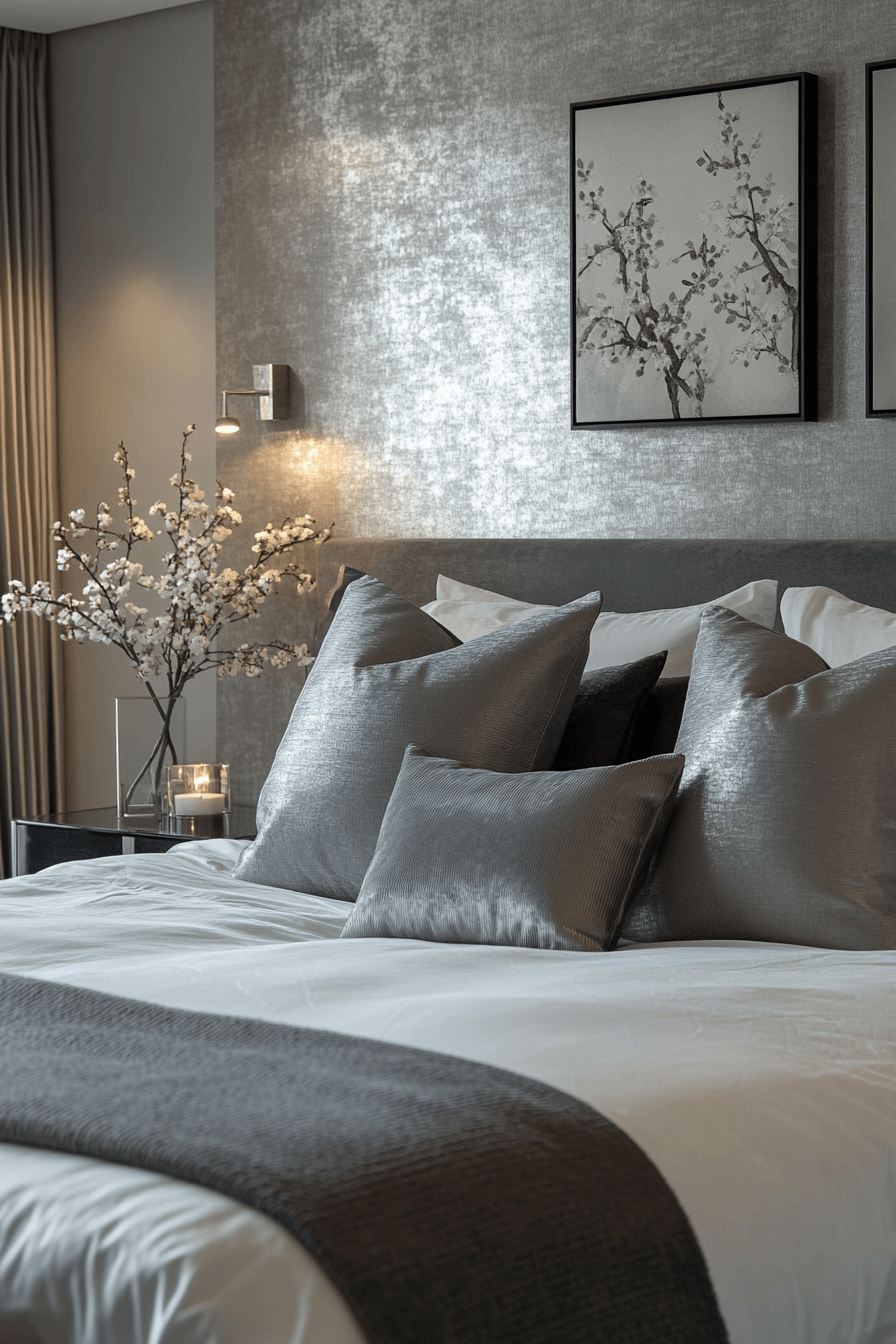 grey bedroom decor
