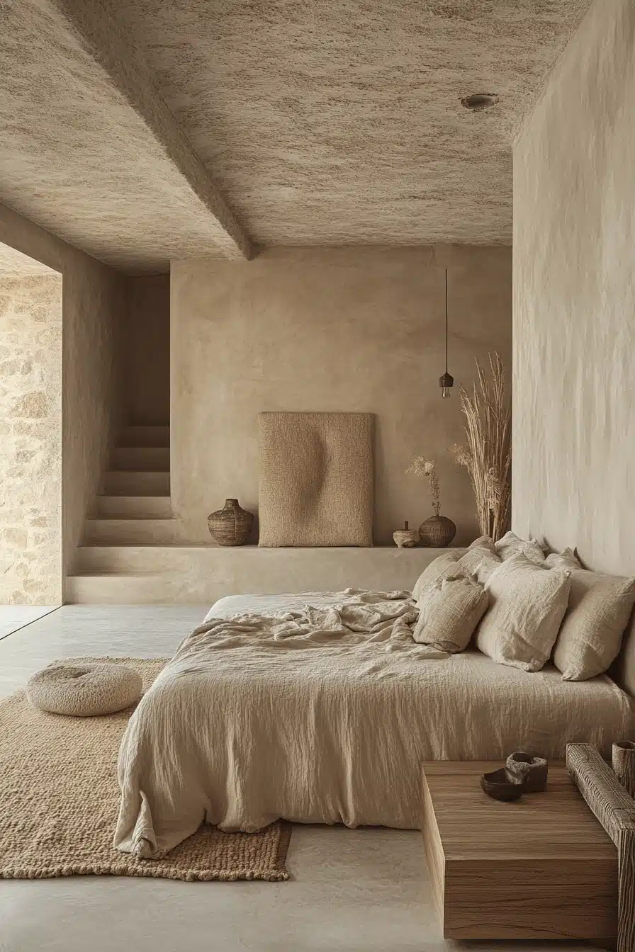 cozy neutral bedroom