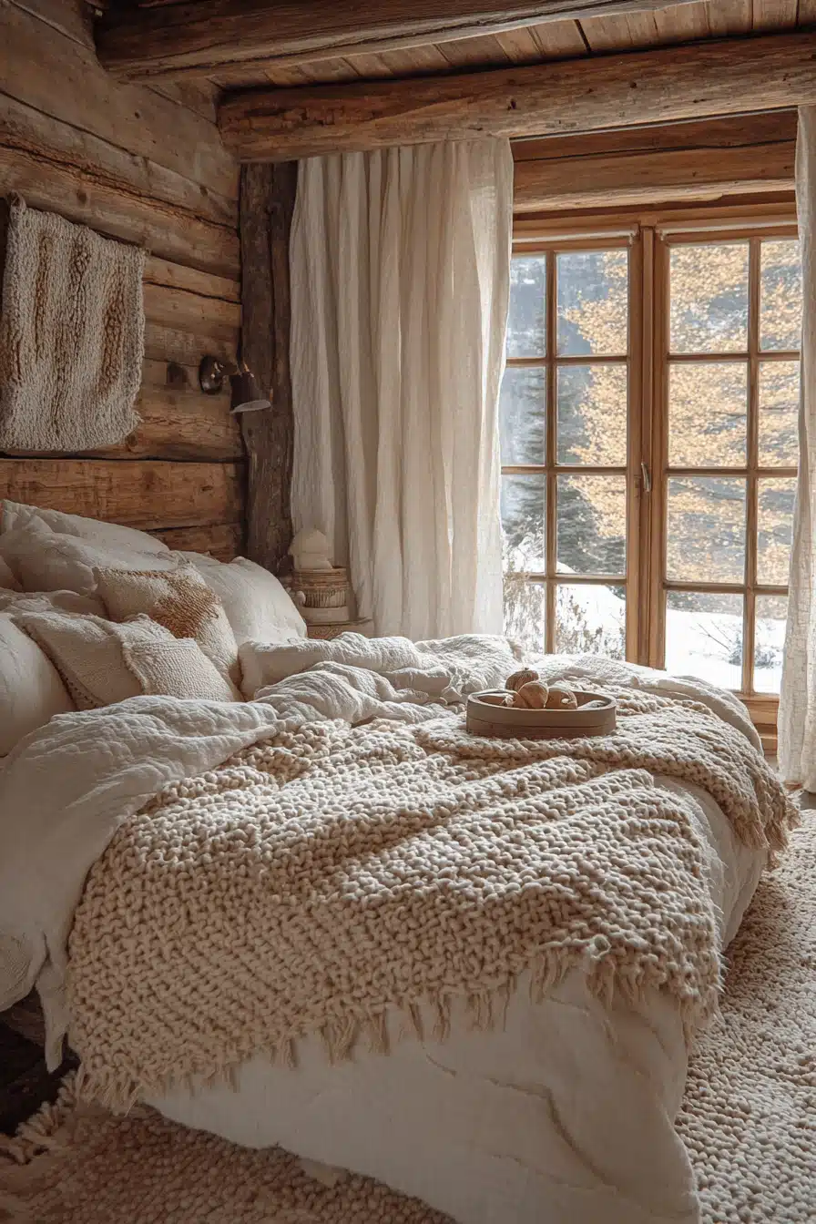 cozy winter cabin aesthetic