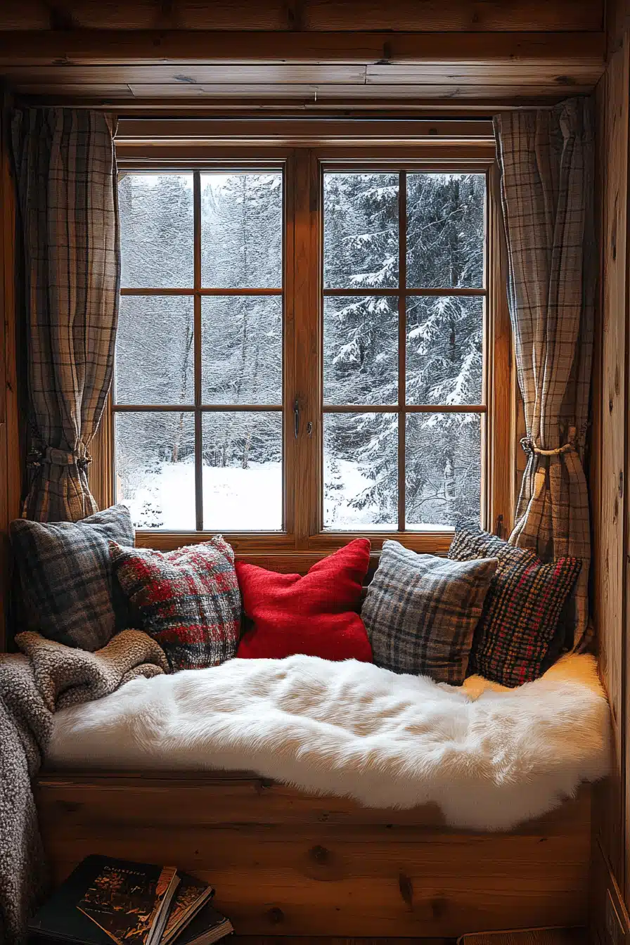 cozy winter cabin aesthetic