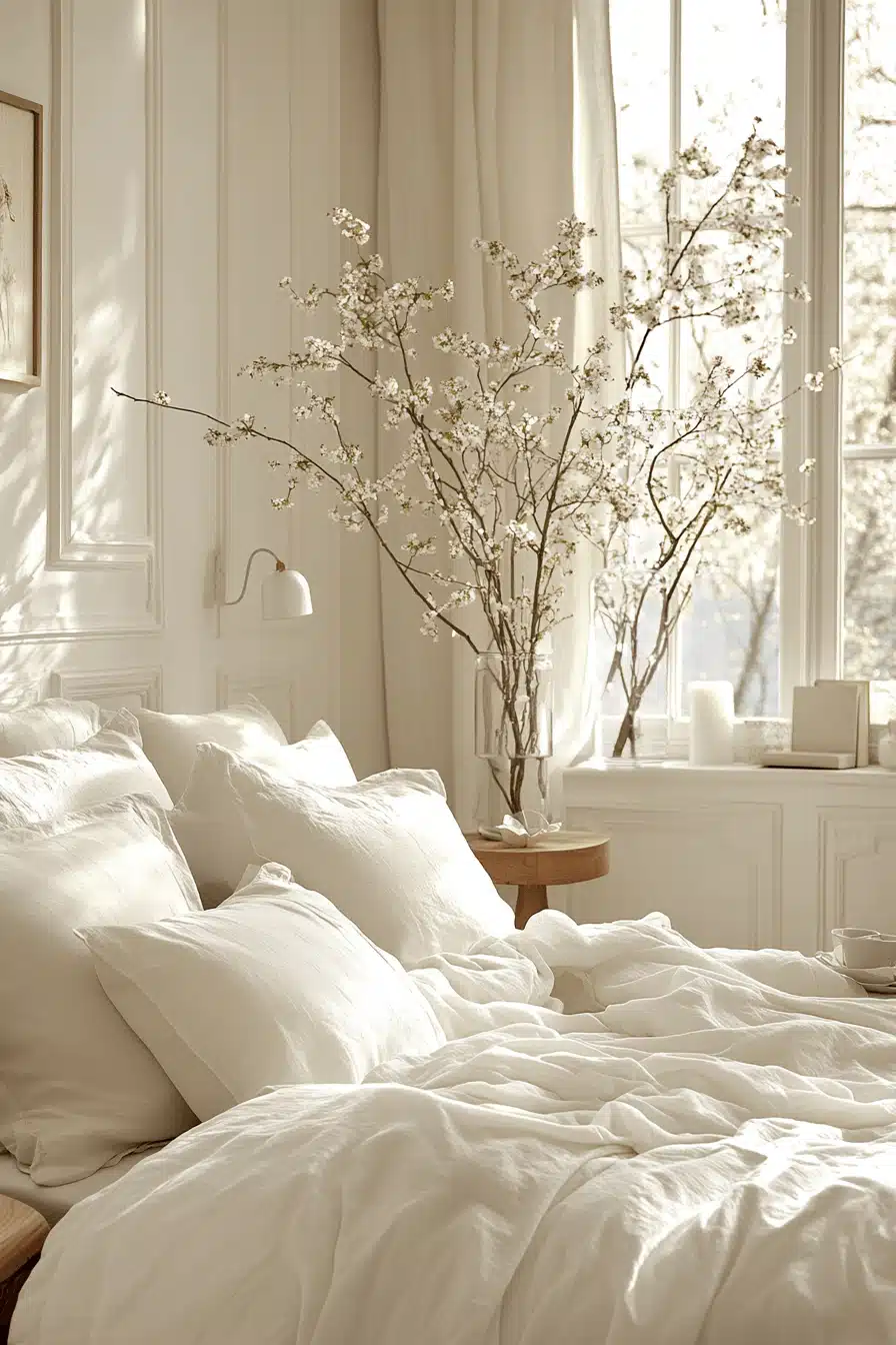 cozy neutral bedroom