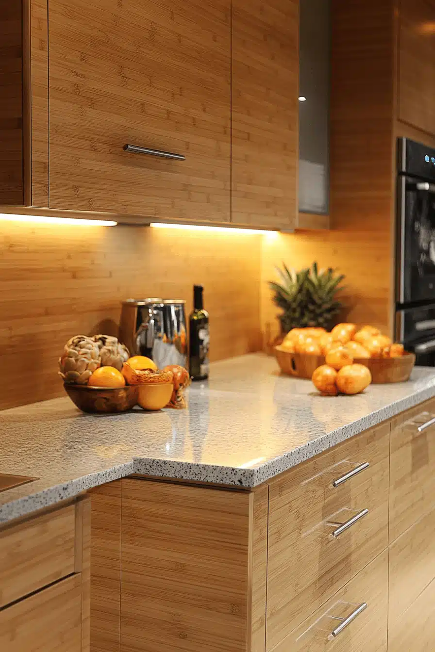 wooden kitchen cabinets