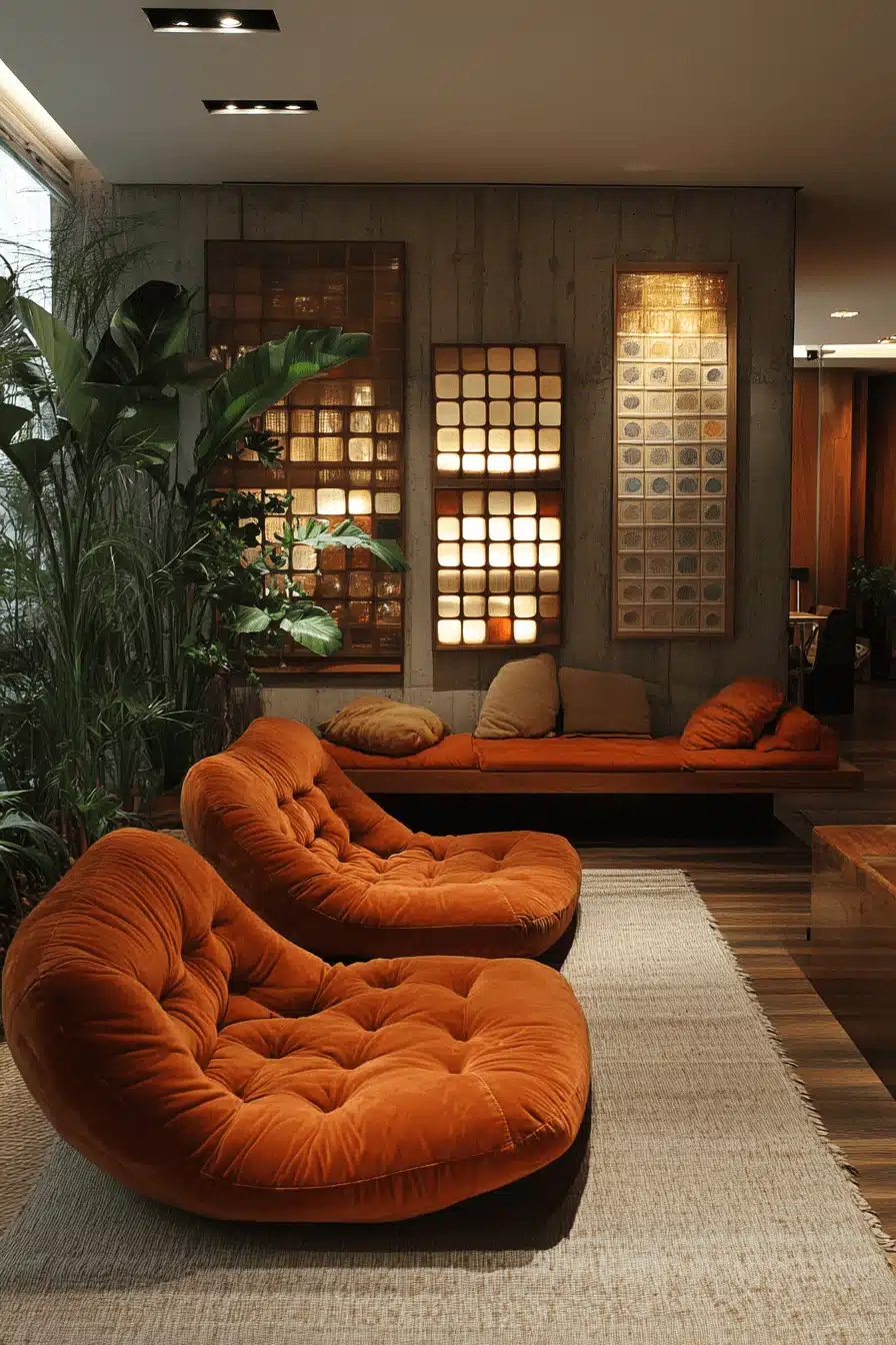 retro living rooms