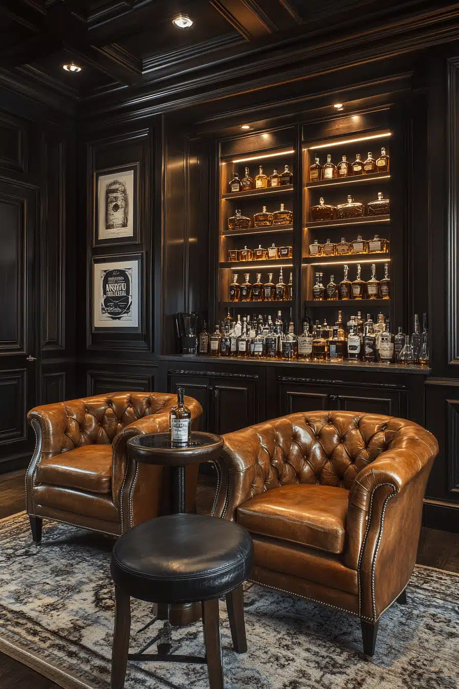 Classy man cave