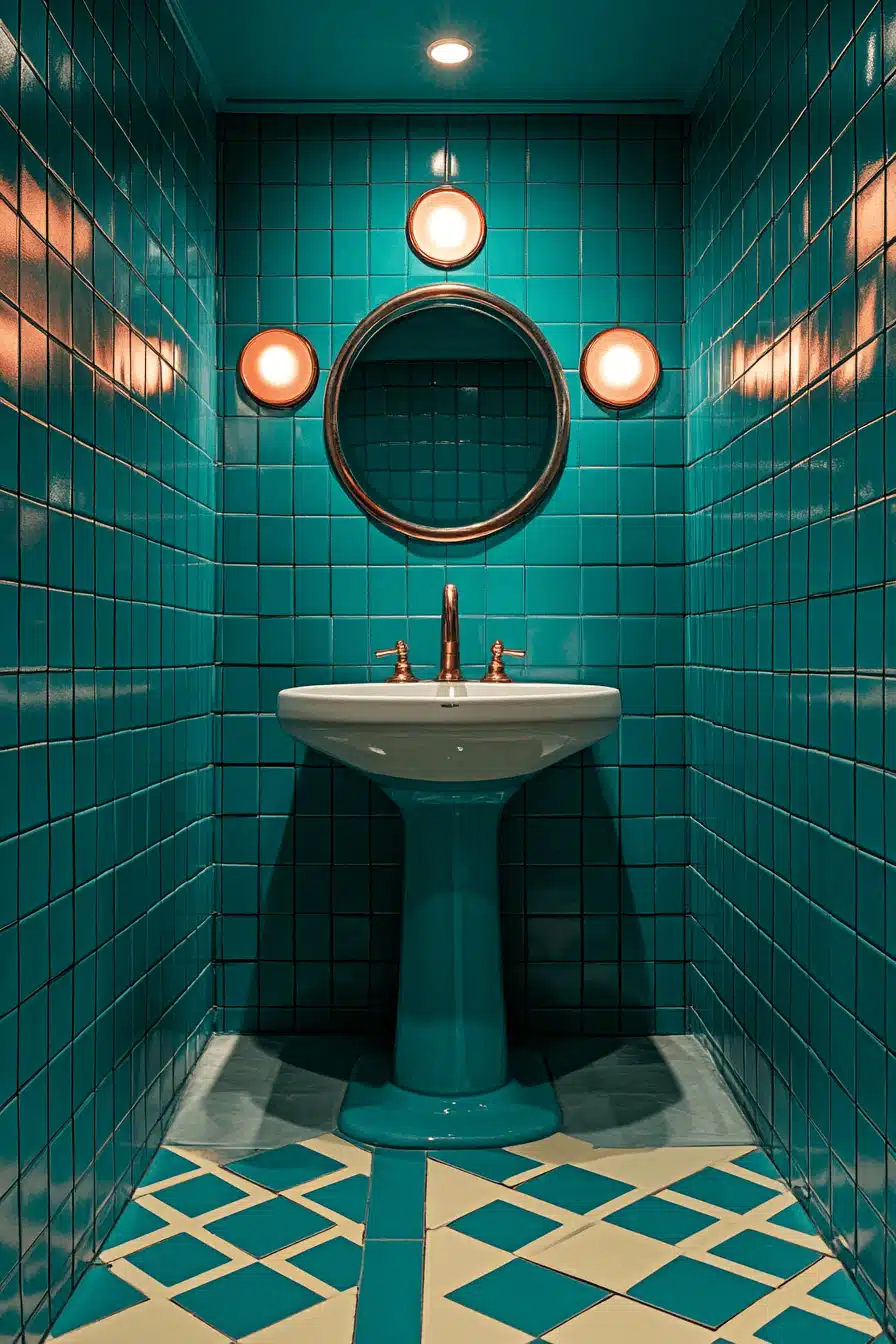 retro bathrooms