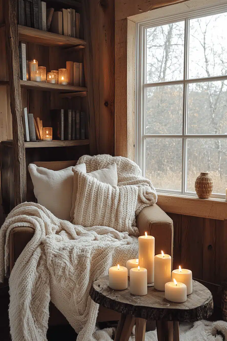 cozy winter cabin aesthetic