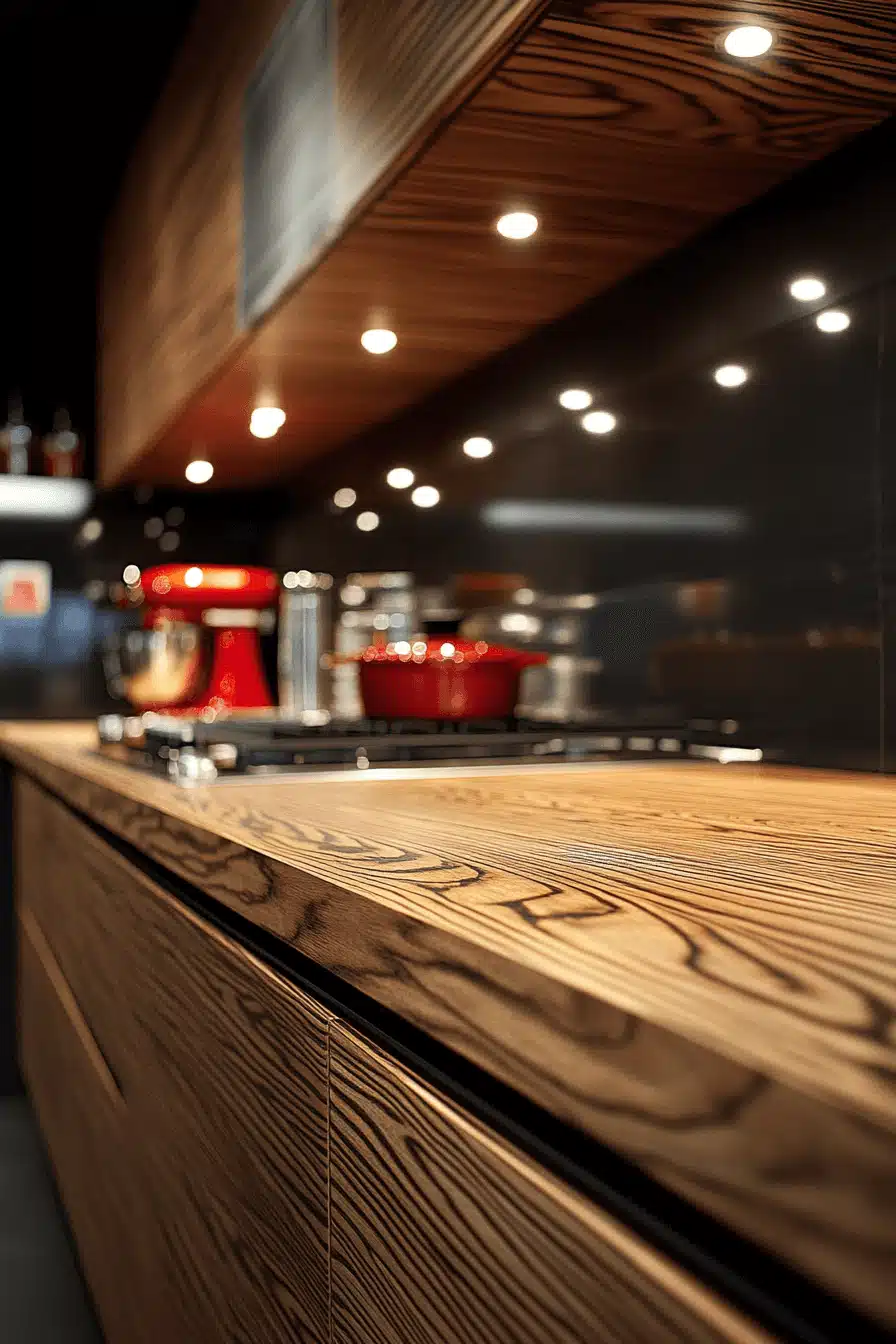 wooden kitchen cabinets
