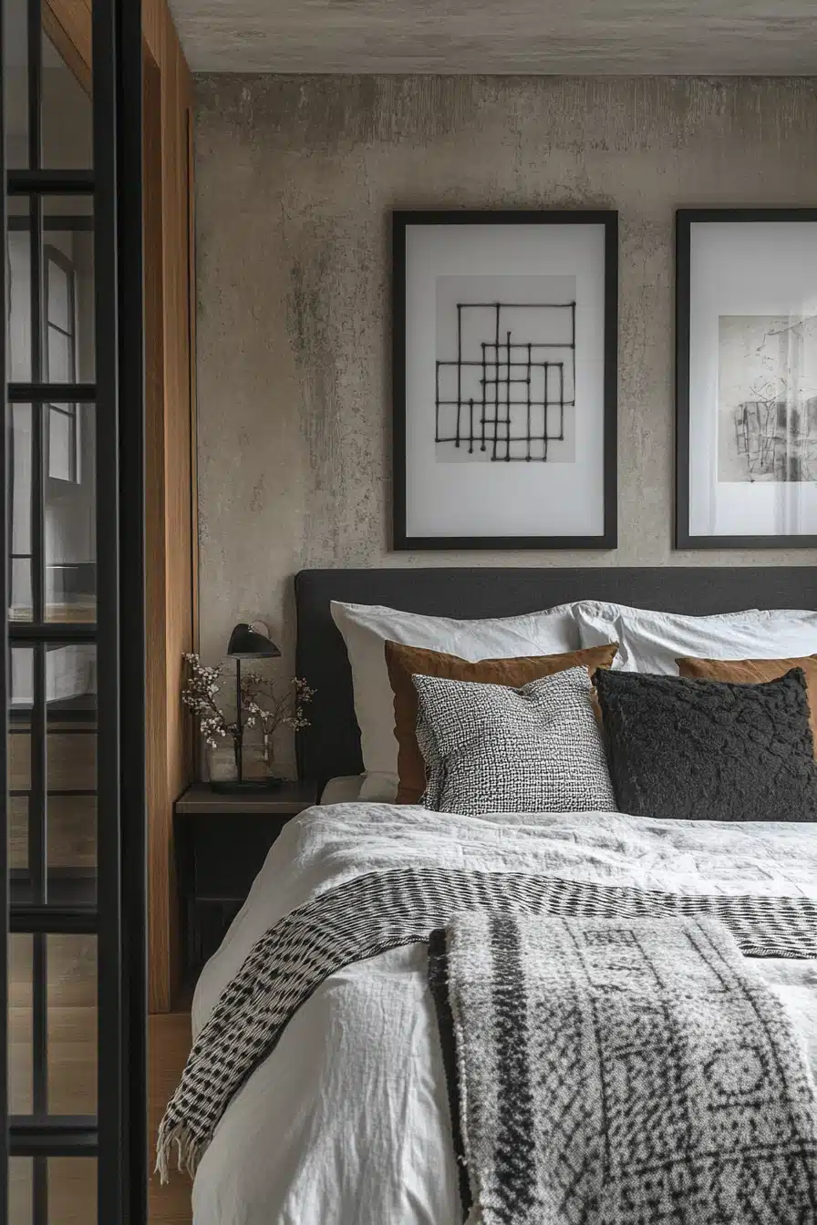 minimalistic vintage bedroom ideas