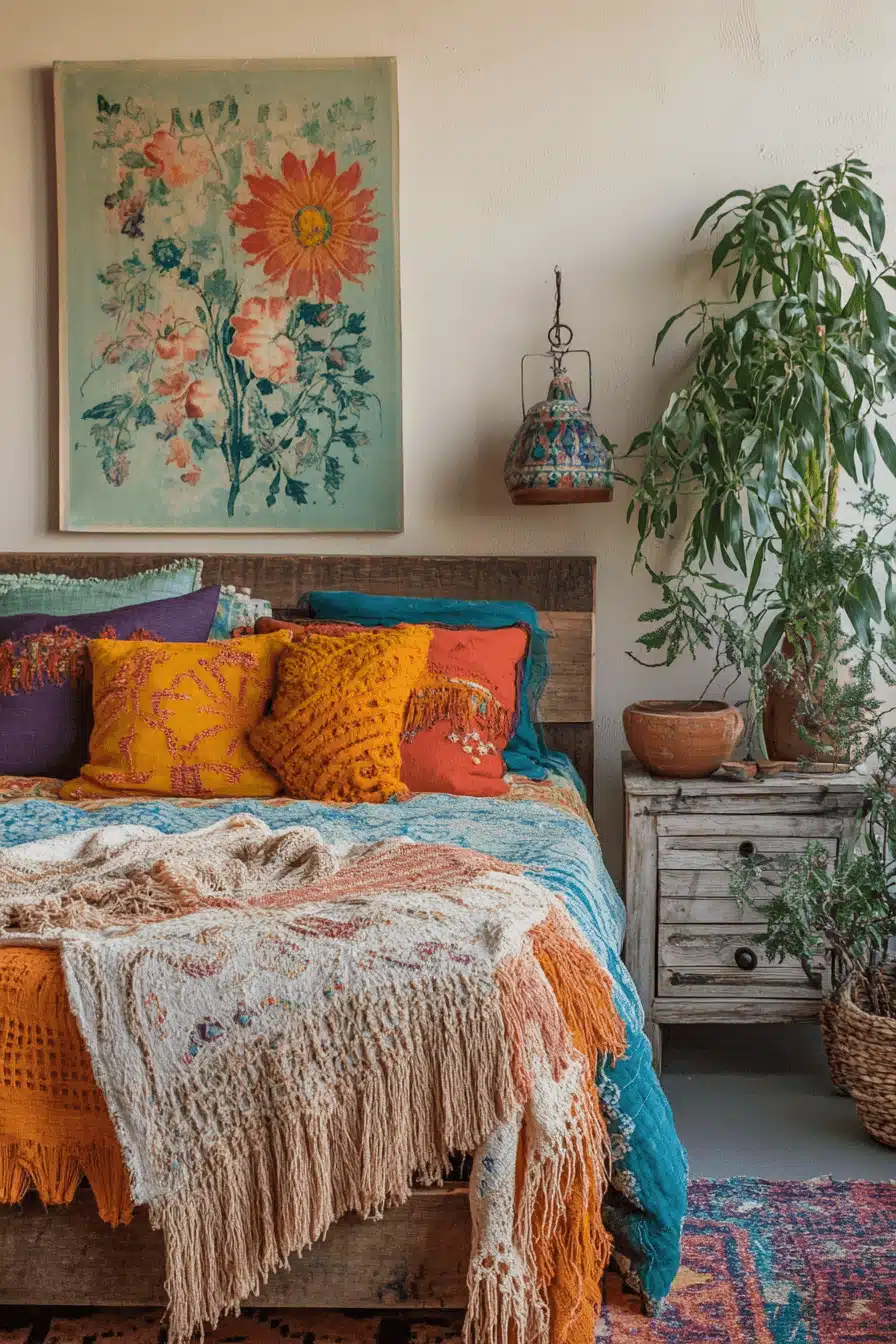 retro bedroom