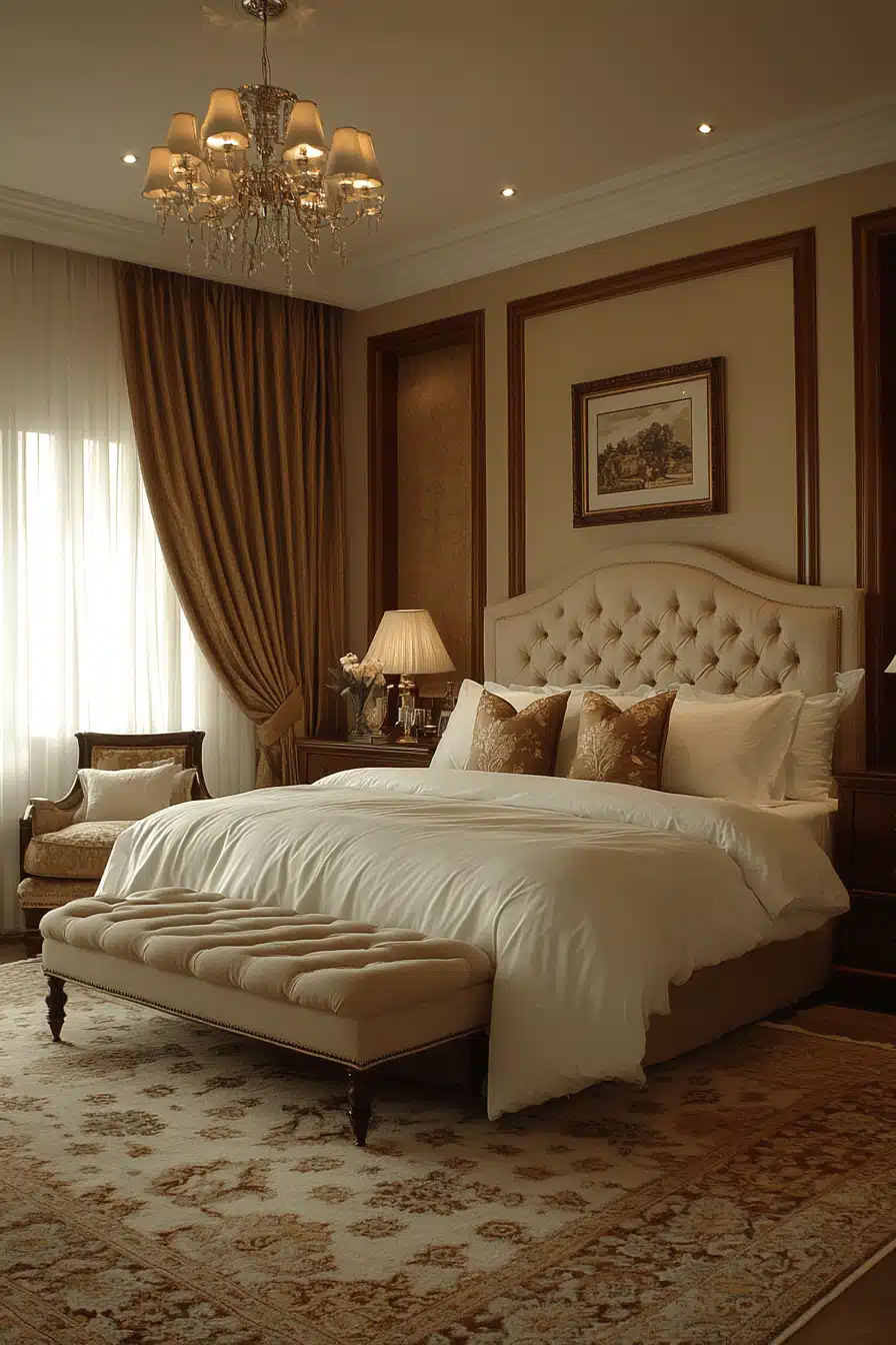 cozy neutral bedroom