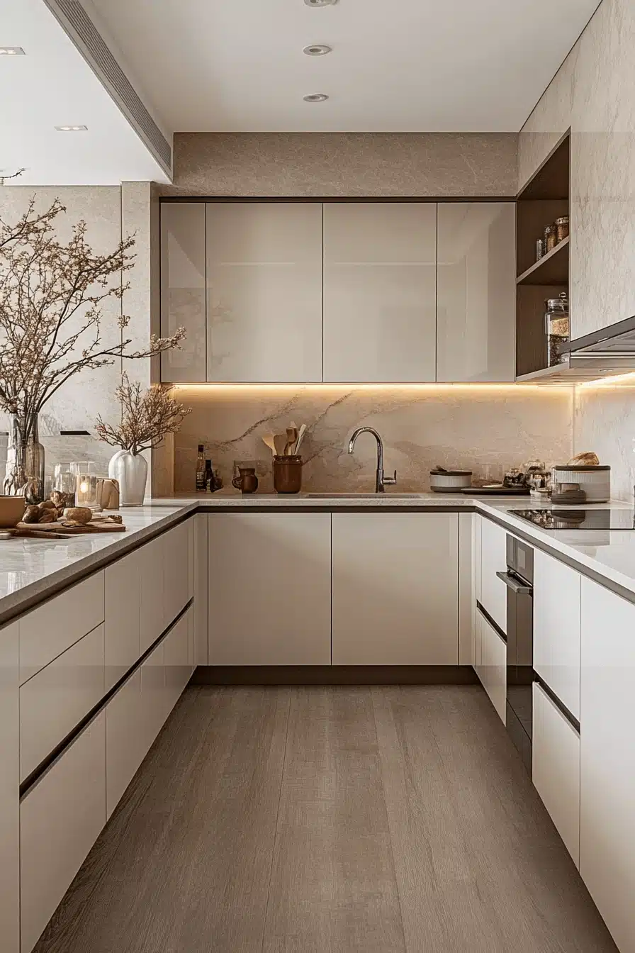 off white kitchen cabinets