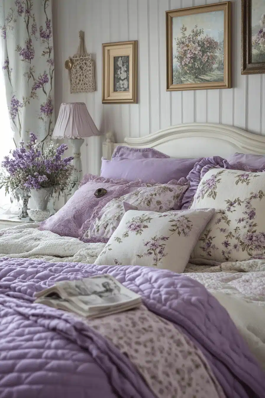 Soft Lavender Bedroom