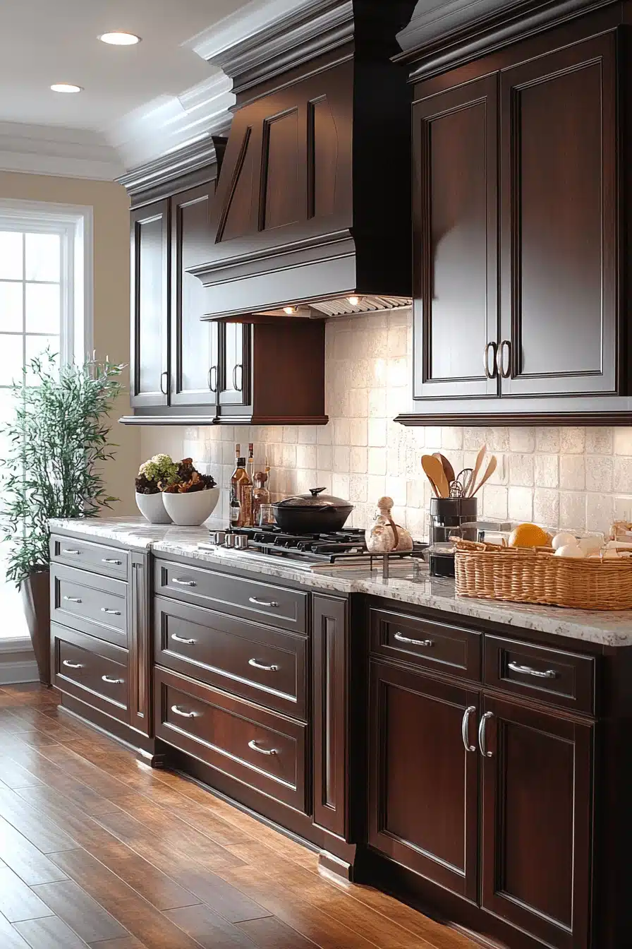 natural wood kitchen cabinets