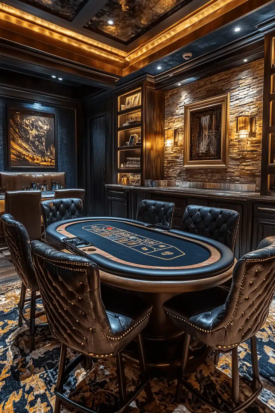 Classy man cave