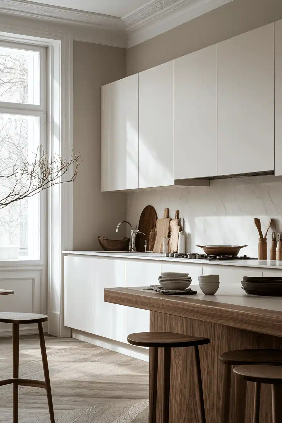 antique white kitchen cabinets