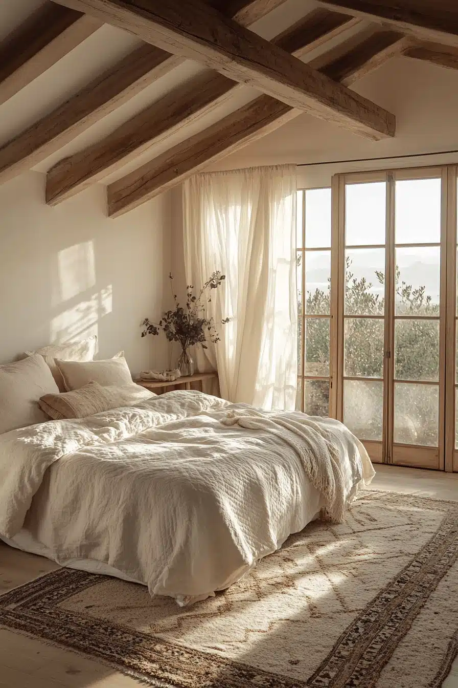 cozy neutral bedroom