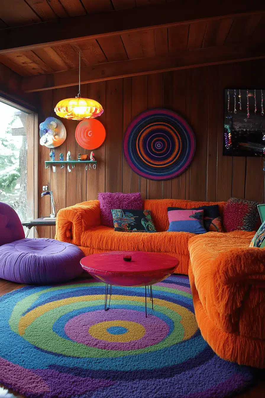retro living rooms