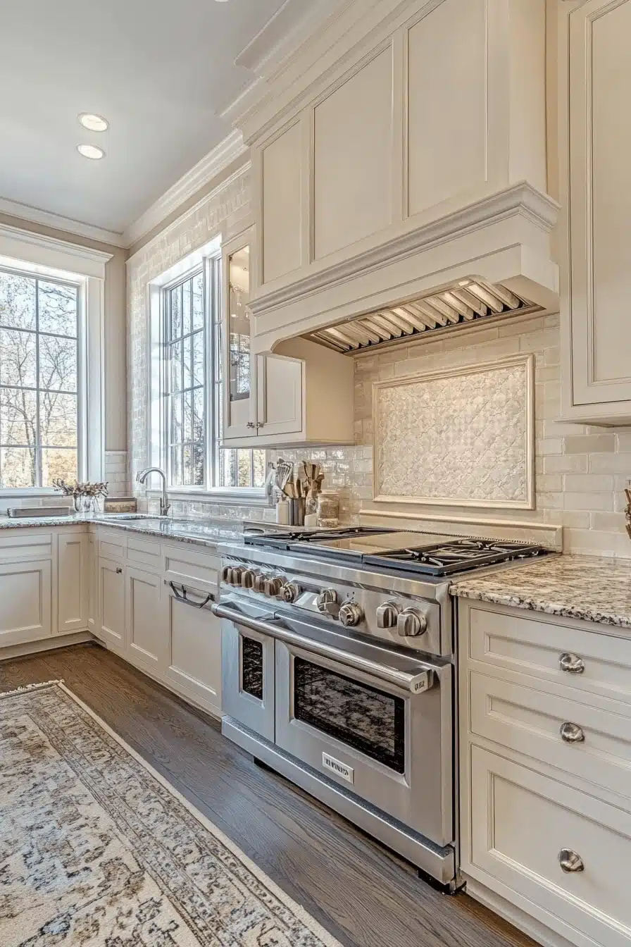 off white kitchen cabinets