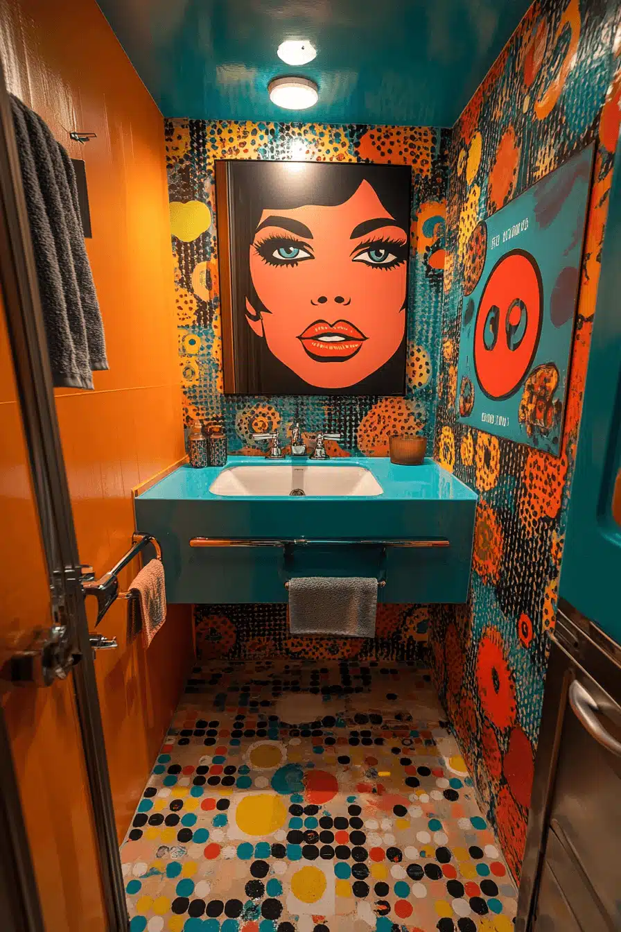 retro bathrooms