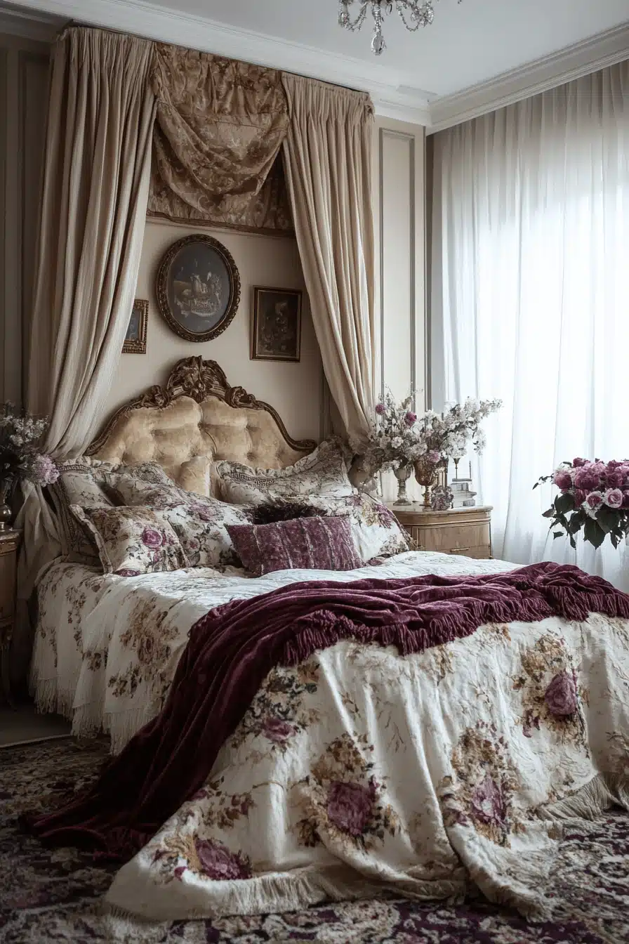 minimalistic vintage bedroom ideas