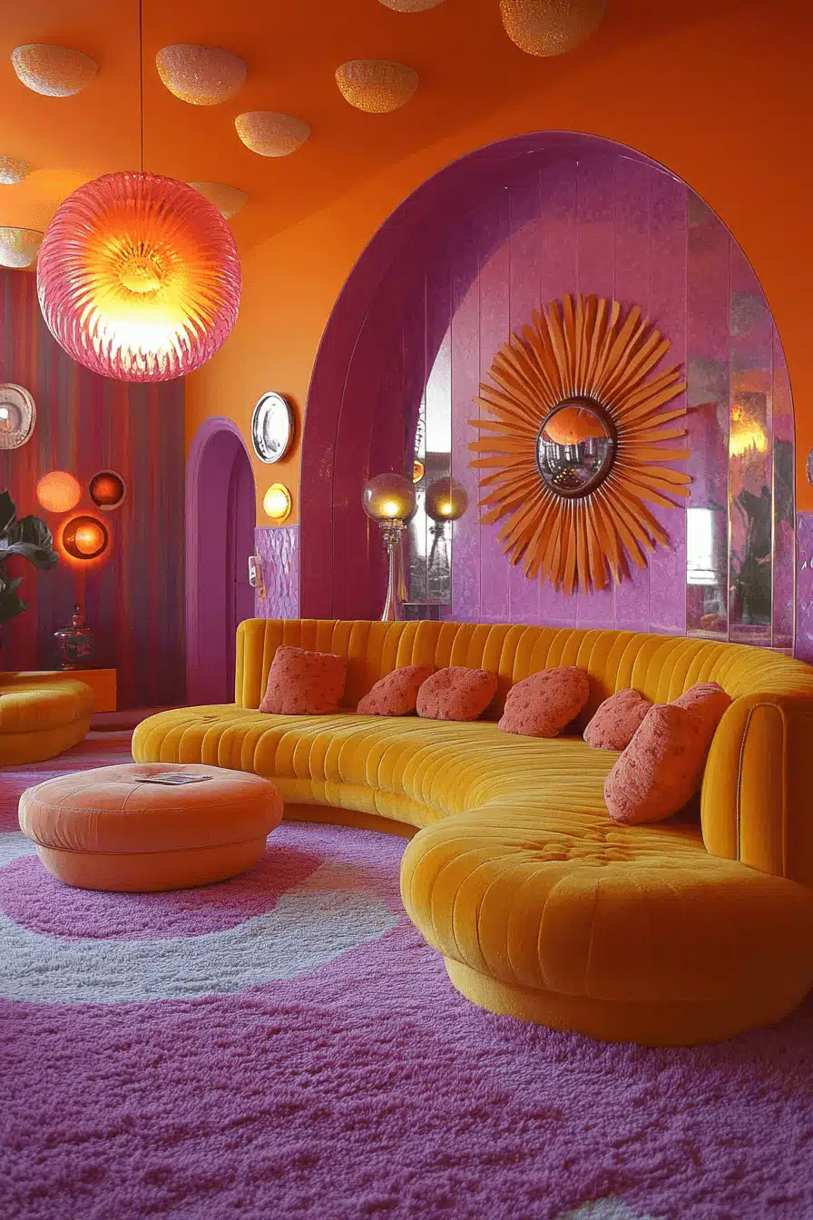 retro living rooms