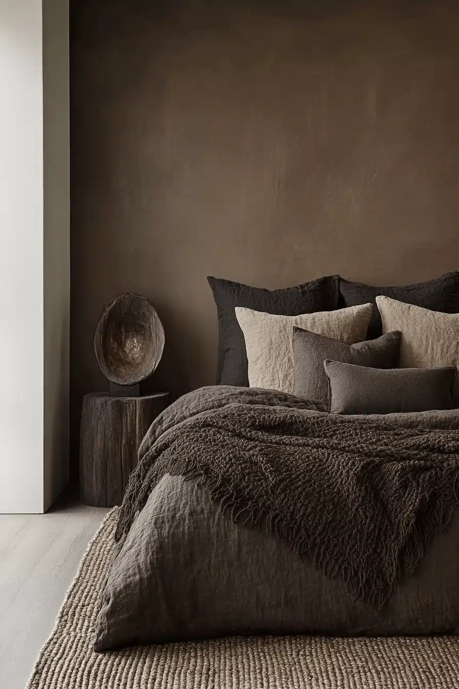 minimalistic bedroom ideas dark