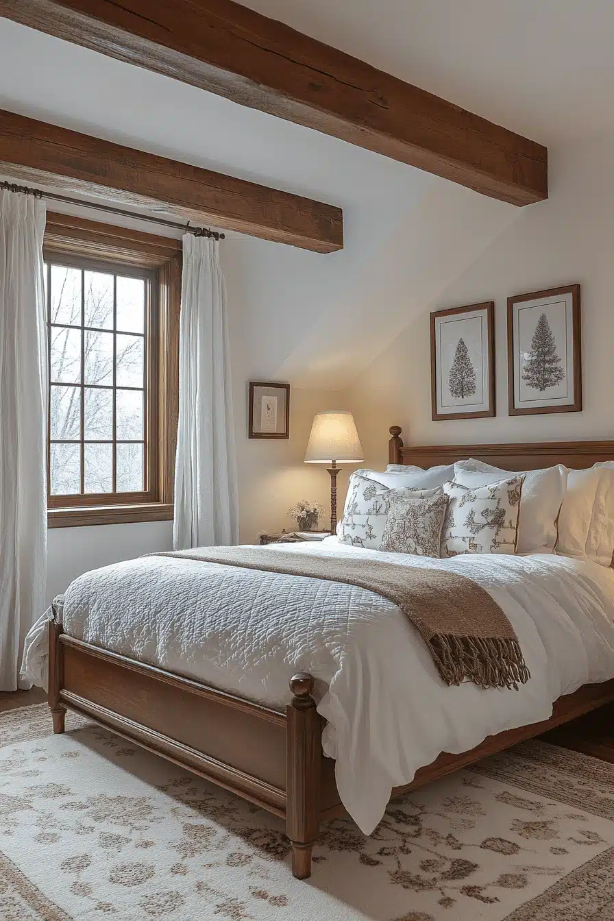 minimalistic vintage bedroom ideas