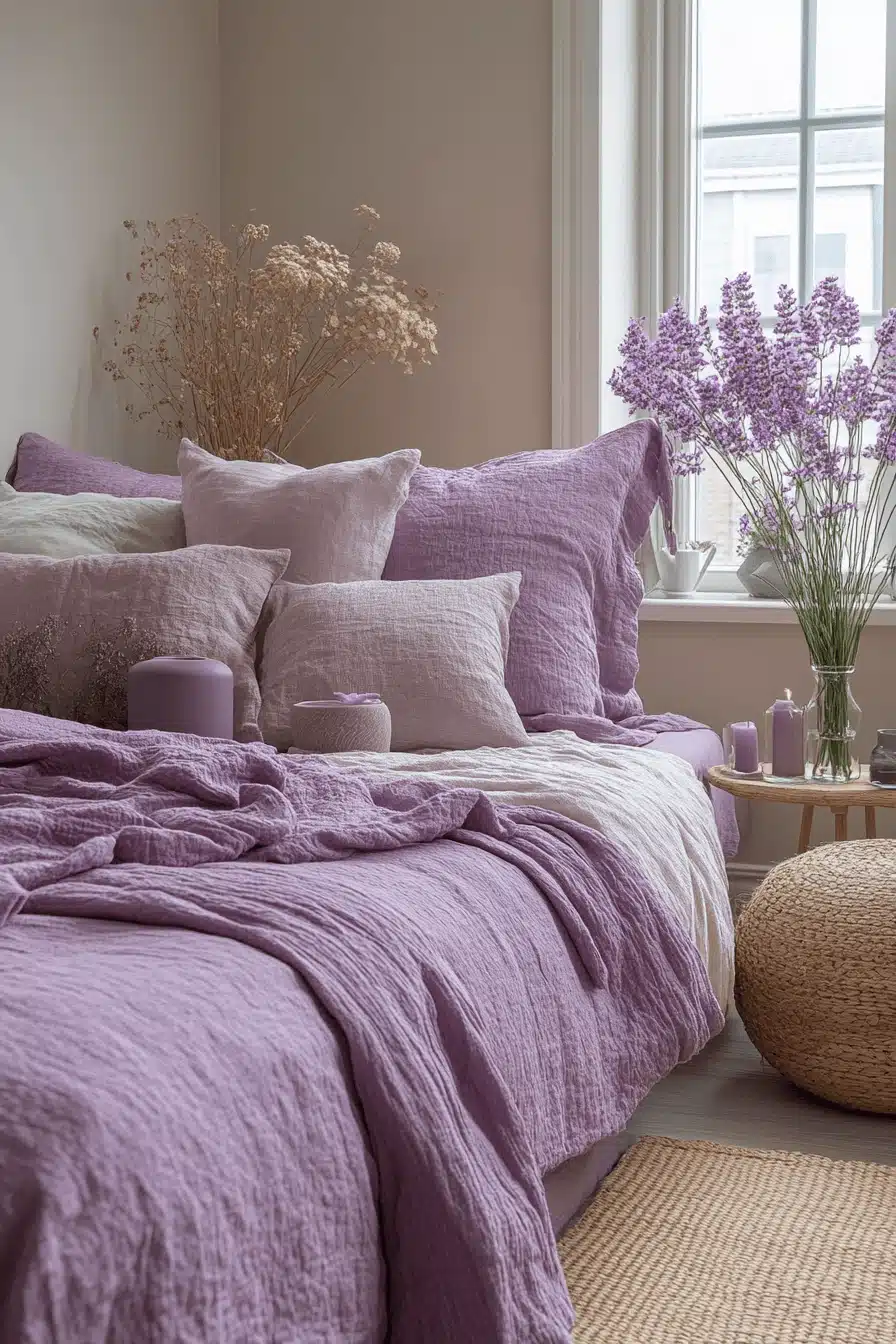 Soft Lavender Bedroom