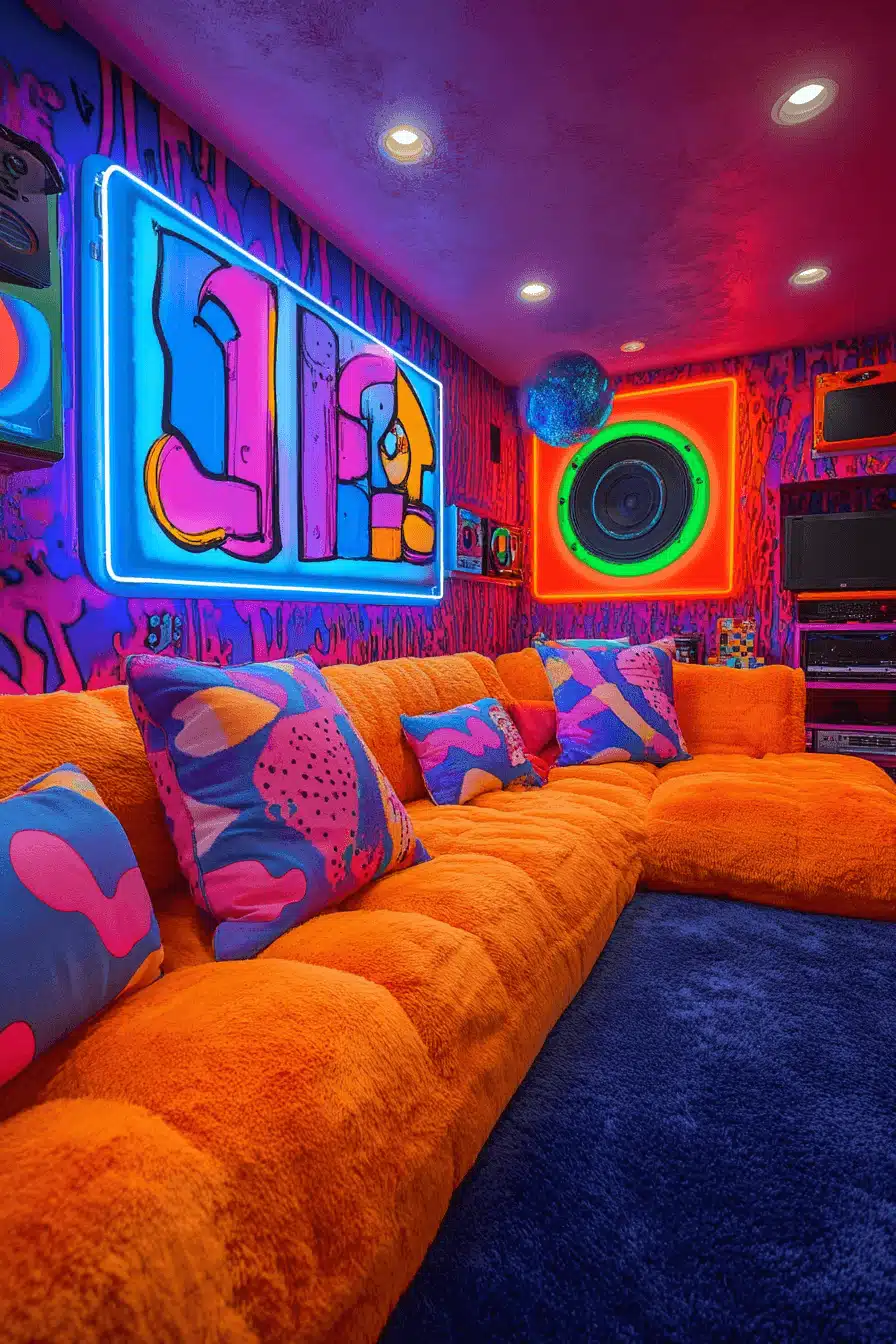 retro living rooms