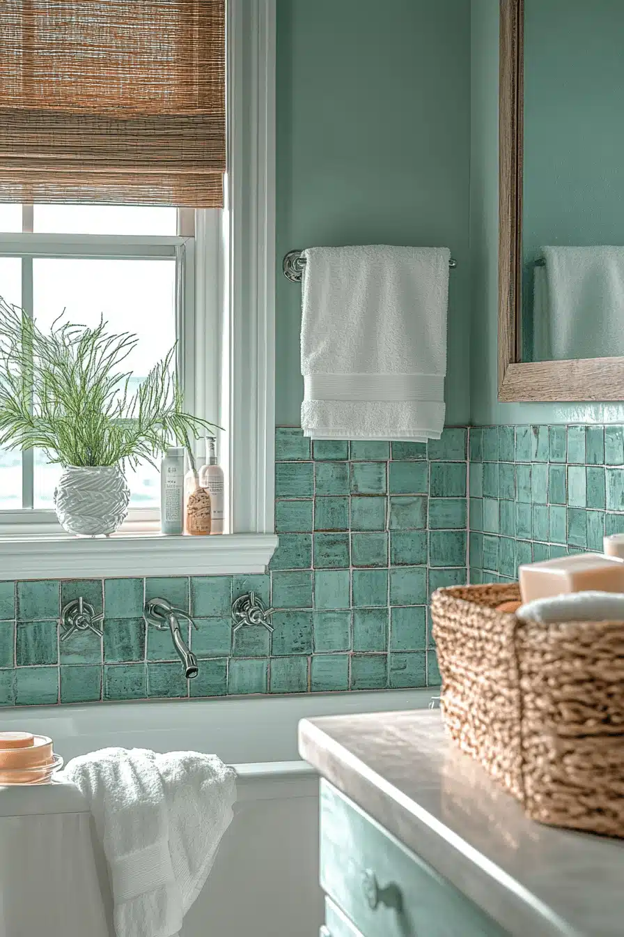 retro bathrooms