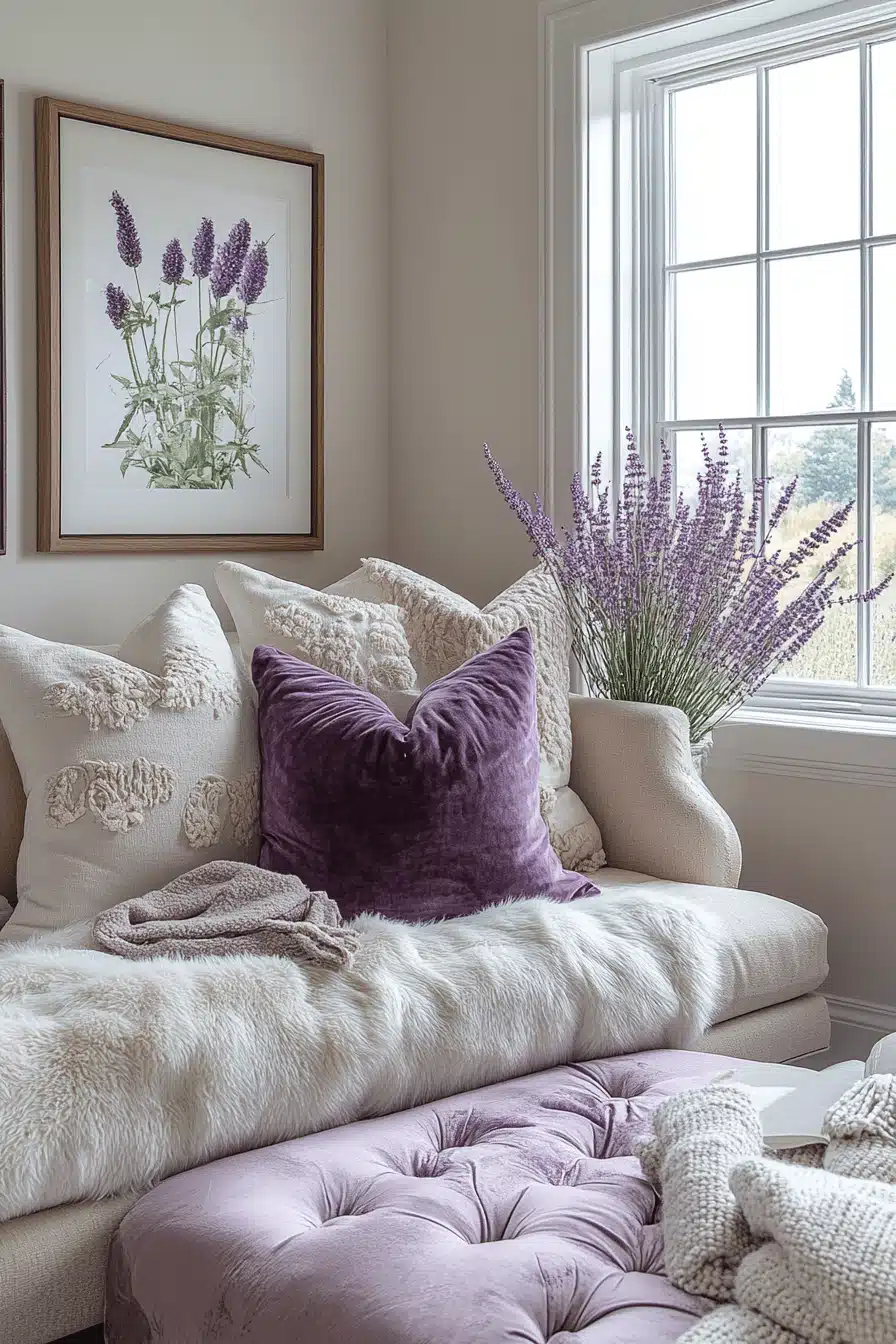Soft Lavender Bedroom