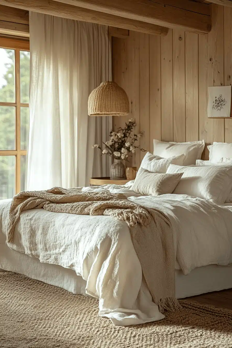 cozy neutral bedroom