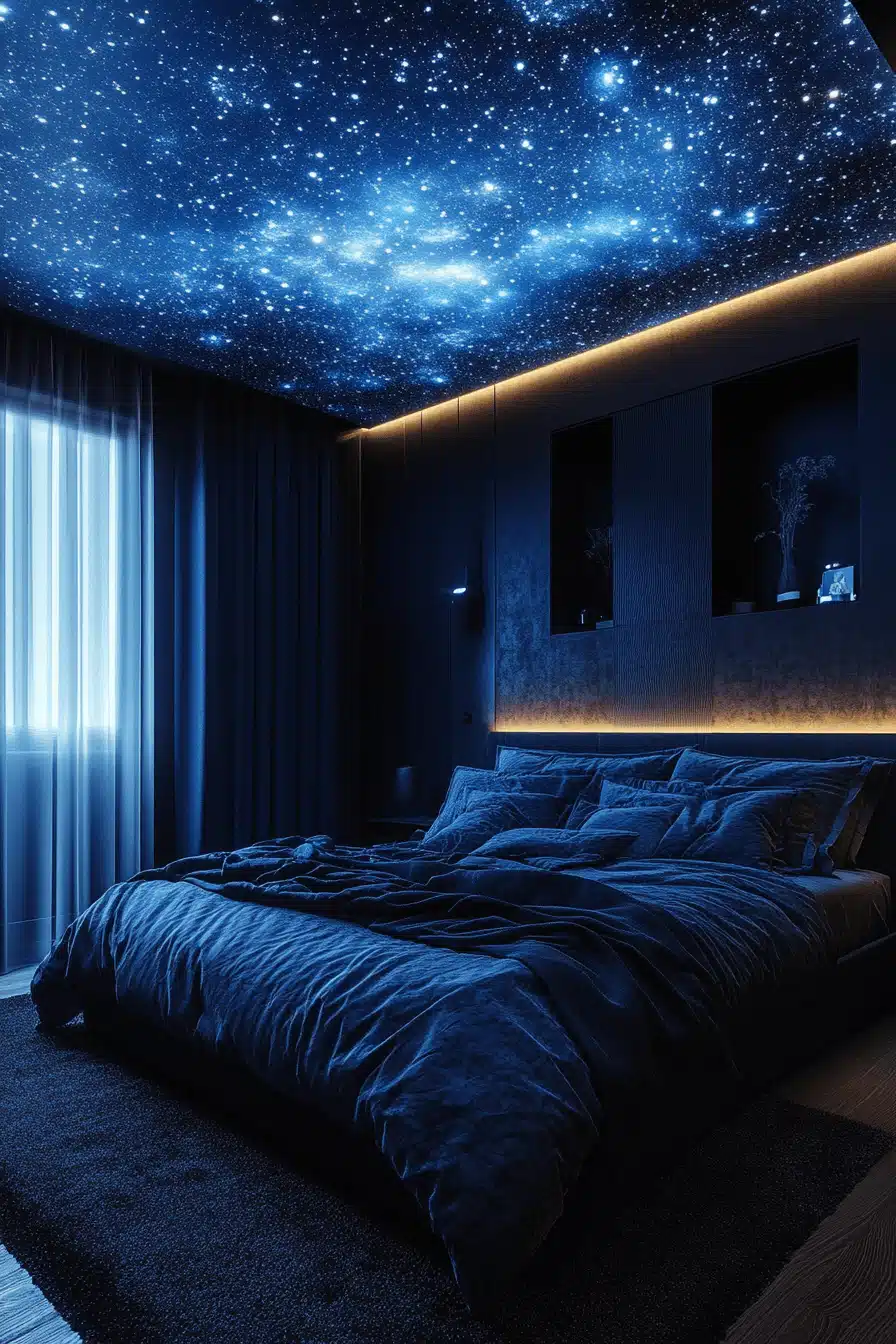 minimalistic bedroom ideas dark