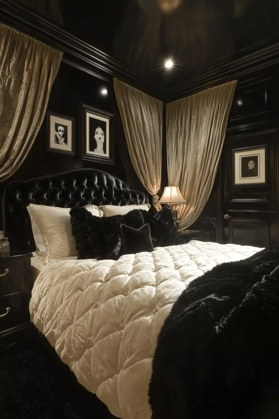 retro bedroom