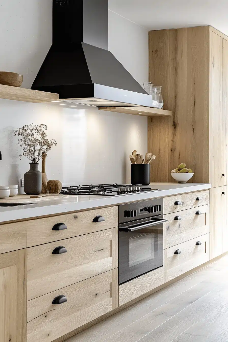wooden kitchen cabinets