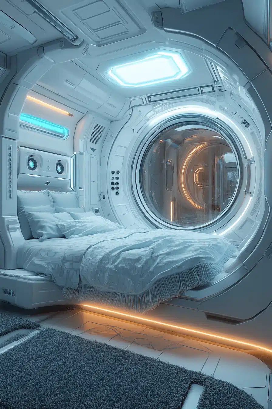 retro bedroom