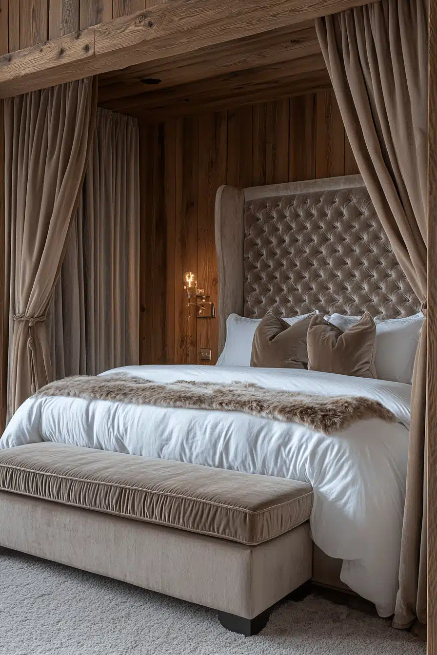 cozy winter cabin aesthetic