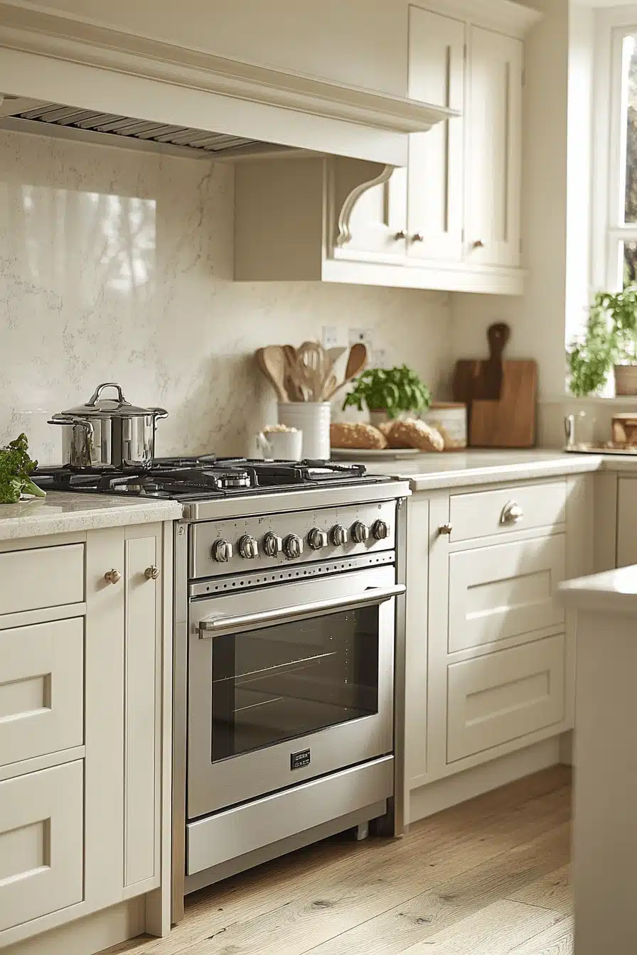 antique white kitchen cabinets