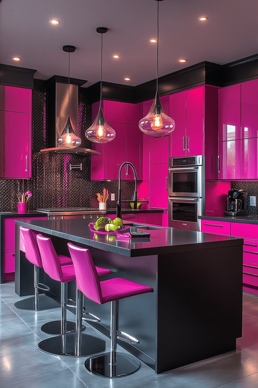 pink kitchen ideas decor