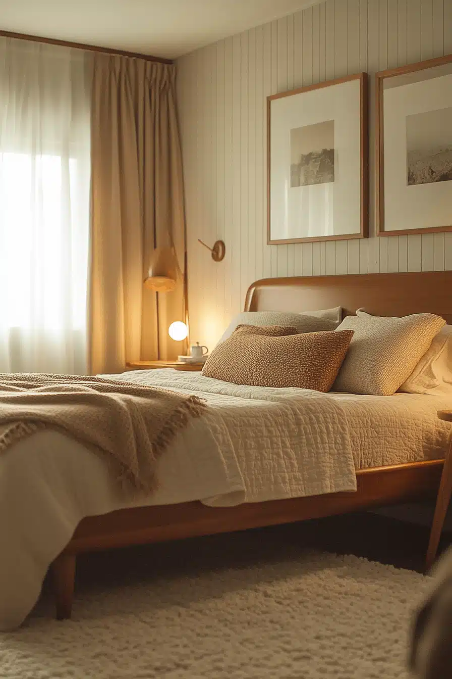 minimalistic vintage bedroom ideas