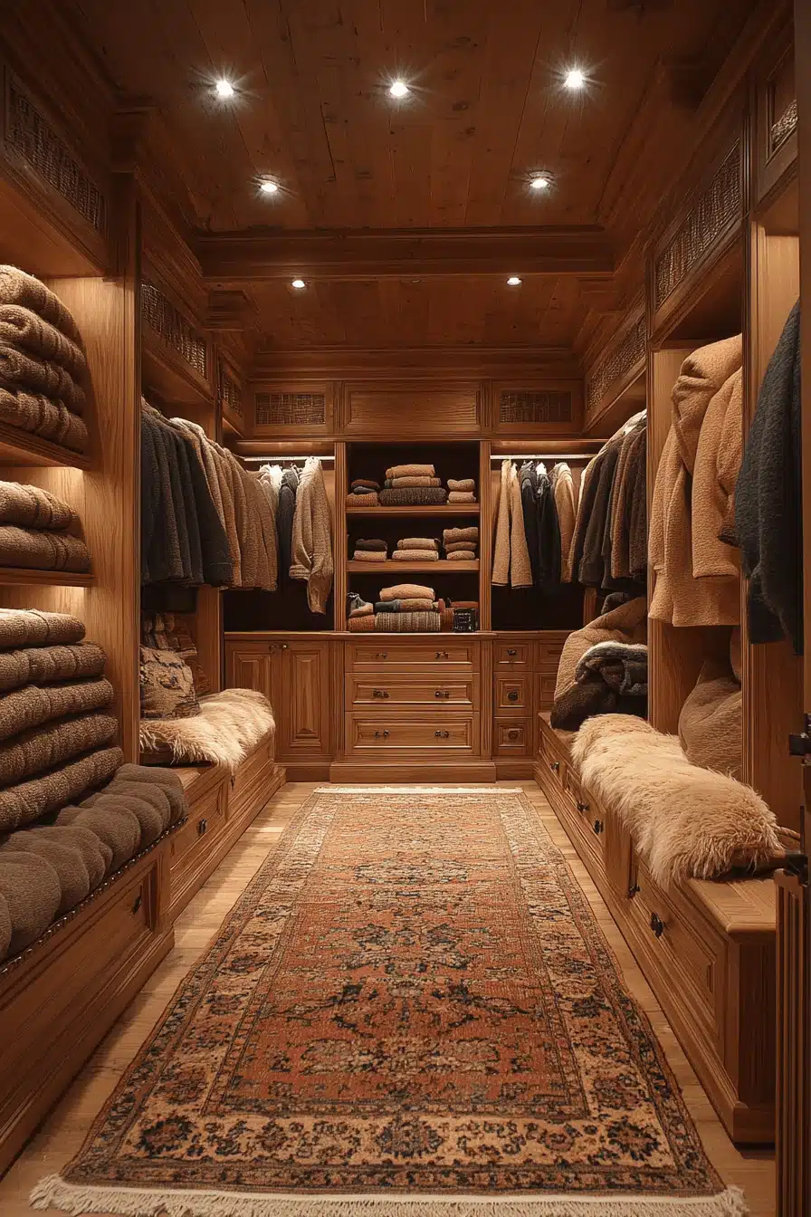 cozy winter cabin aesthetic