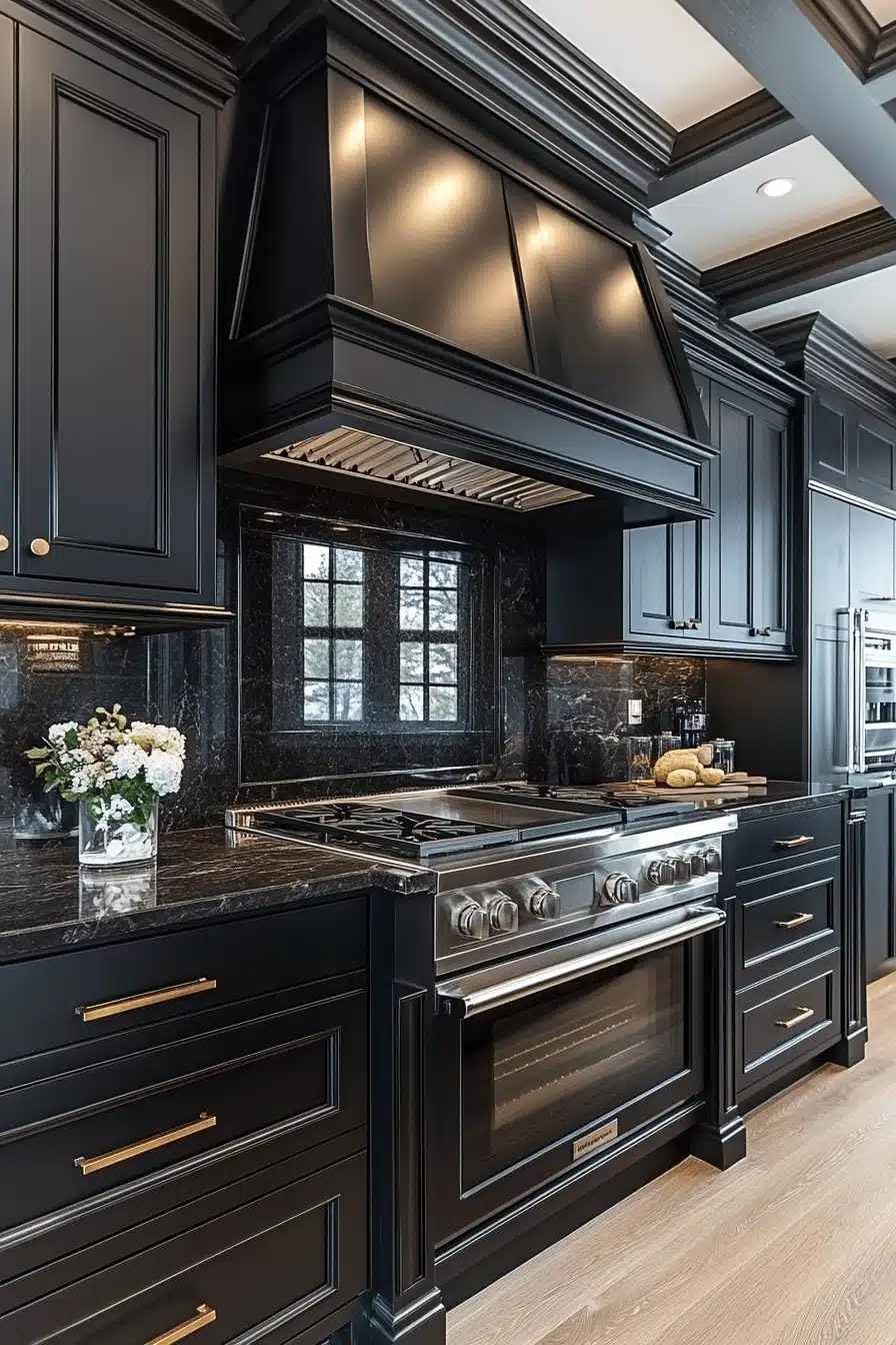 wooden kitchen cabinets