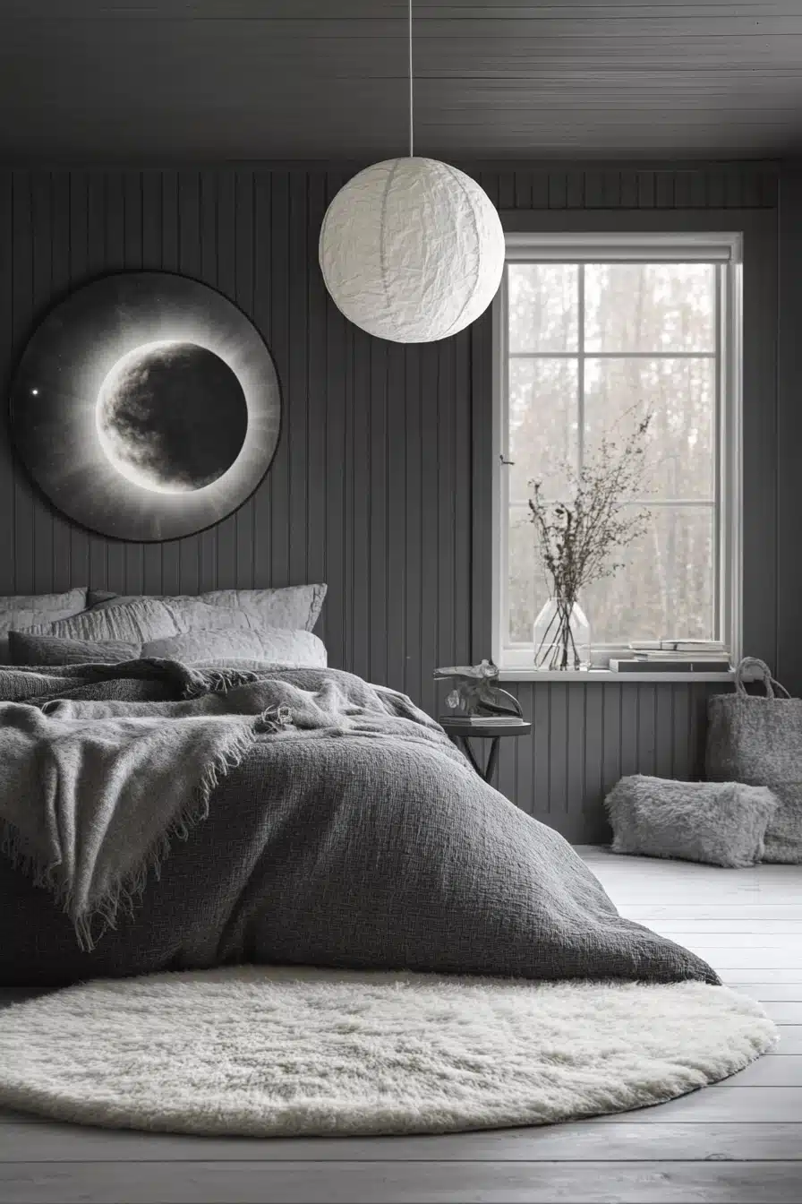 minimalistic bedroom ideas dark
